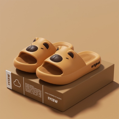 Capybara Cute Cartoon Slippers Sweet Indoor Outdoor Antypoślizgowe slajdy Grube miękkie podeszwy EVA Buty Kawaii