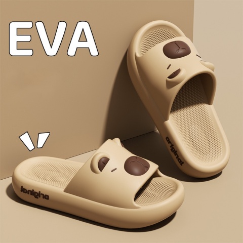 Capybara Cute Cartoon Slippers Sweet Indoor Outdoor Antypoślizgowe slajdy Grube miękkie podeszwy EVA Buty Kawaii