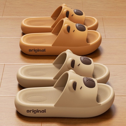 Capybara Cute Cartoon Slippers Sweet Indoor Outdoor Antypoślizgowe slajdy Grube miękkie podeszwy EVA Buty Kawaii