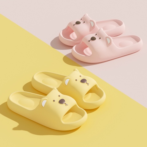 Kapcie unisex EVA Cute Bear Cartoon Kapcie domowe Wygodne miękkie kapcie wewnętrzne