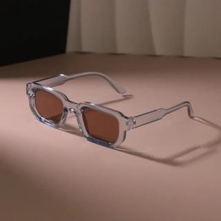 Nowe prostokątne okulary przeciwsłoneczne damskie męskie luksusowe markowe designerskie okulary przeciwsłoneczne na co dzień kobiece męskie plastikowe osobowości okulary zewnętrzne