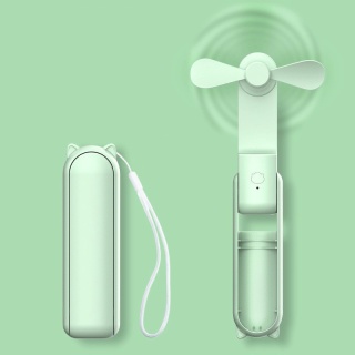 Przenośny mini wentylator, akumulator USB, 3-stopniowa regulacja prędkości, składany wentylator ręczny, odpowiedni dla kobiet, podróży, do użytku na zewnątrz