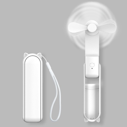 Przenośny mini wentylator, akumulator USB, 3-stopniowa regulacja prędkości, składany wentylator ręczny, odpowiedni dla kobiet, podróży, do użytku na zewnątrz