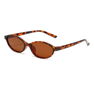 Retro okulary przeciwsłoneczne z owalną ramką moda spersonalizowane modne małe okulary przeciwsłoneczne Punk kocie oczy parasolka okulary przeciwsłoneczne