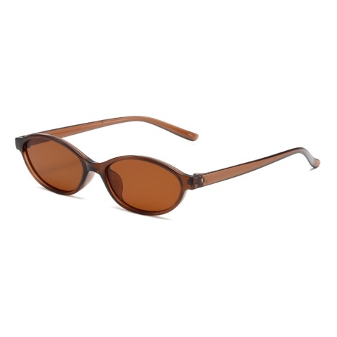 Retro okulary przeciwsłoneczne z owalną ramką moda spersonalizowane modne małe okulary przeciwsłoneczne Punk kocie oczy parasolka okulary przeciwsłoneczne