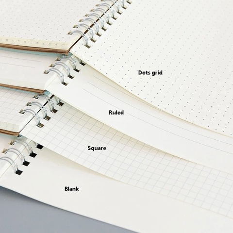 A4/A5/A6 notatnik w linie kropki pusta siatka papierowy dziennik książka do szkolnych materiałów biurowych artykuły papiernicze A4/A5/A6 notatnik w linie kropki pusta siatka papierowy dziennik książka do szkolnych materiałów biurowych artykuły papiernicze