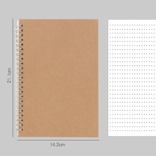 A4/A5/A6 notatnik w linie kropki pusta siatka papierowy dziennik książka do szkolnych materiałów biurowych artykuły papiernicze