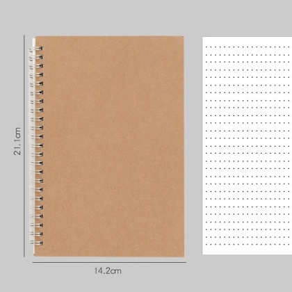 A4/A5/A6 notatnik w linie kropki pusta siatka papierowy dziennik książka do szkolnych materiałów biurowych artykuły papiernicze