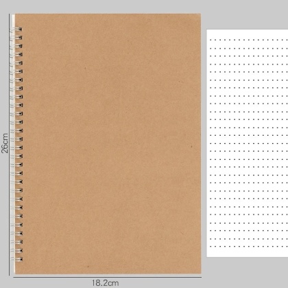 A4/A5/A6 notatnik w linie kropki pusta siatka papierowy dziennik książka do szkolnych materiałów biurowych artykuły papiernicze