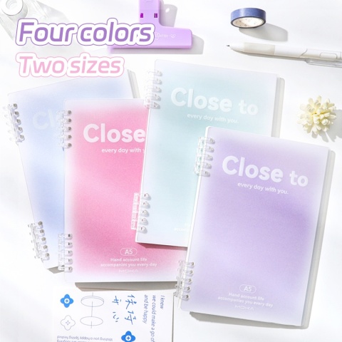 B5/A5 Notatnik z luźnymi kartkami 60 arkuszy Segregator w linie Kawaii Zestaw notatek Koreańskie artykuły papiernicze Szkolne artykuły biurowe Studenci piszą B5/A5 Notatnik z luźnymi kartkami 60 arkuszy Segregator w linie Kawaii Zestaw notatek Koreańskie artykuły papiernicze Szkolne artykuły biurowe Studenci piszą