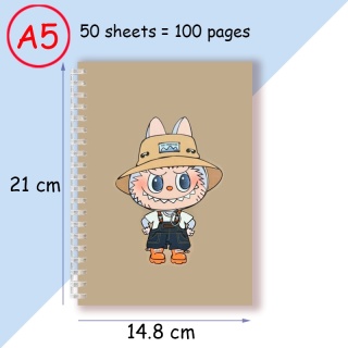 Notatnik spiralny A5, notes do pisania, uroczy zwierzak, designerski, modny, akcesoria odzieżowe, prezent na przyjęcie urodzinowe, artykuły papiernicze.