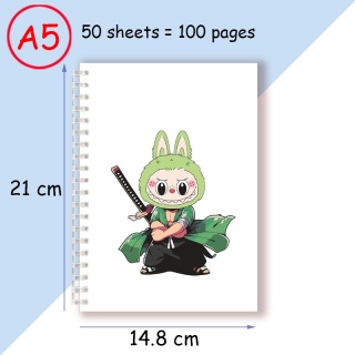 Notatnik spiralny A5, notes do pisania, uroczy zwierzak, designerski, modny, akcesoria odzieżowe, prezent na przyjęcie urodzinowe, artykuły papiernicze.