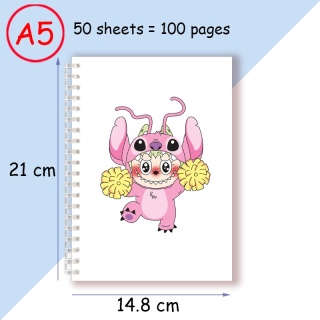 Notatnik spiralny A5, notes do pisania, uroczy zwierzak, designerski, modny, akcesoria odzieżowe, prezent na przyjęcie urodzinowe, artykuły papiernicze.