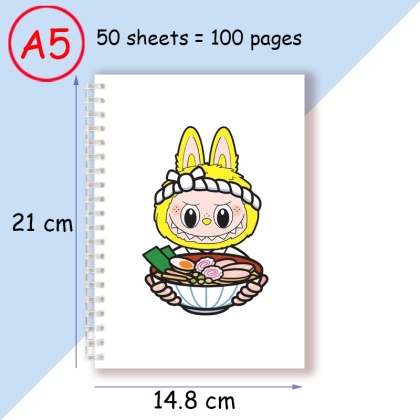 Notatnik spiralny A5, notes do pisania, uroczy zwierzak, designerski, modny, akcesoria odzieżowe, prezent na przyjęcie urodzinowe, artykuły papiernicze.