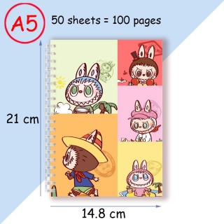 Notatnik spiralny A5, notes do pisania, uroczy zwierzak, designerski, modny, akcesoria odzieżowe, prezent na przyjęcie urodzinowe, artykuły papiernicze.