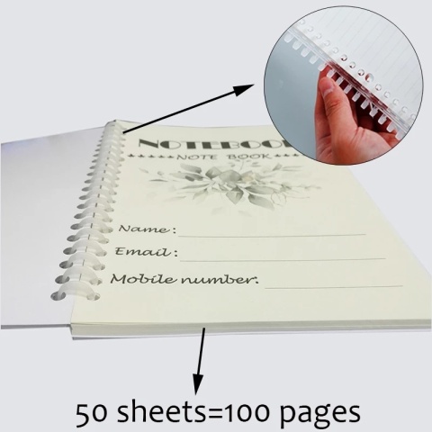 Notatnik spiralny A5, notes do pisania, uroczy zwierzak, designerski, modny, akcesoria odzieżowe, prezent na przyjęcie urodzinowe, artykuły papiernicze.