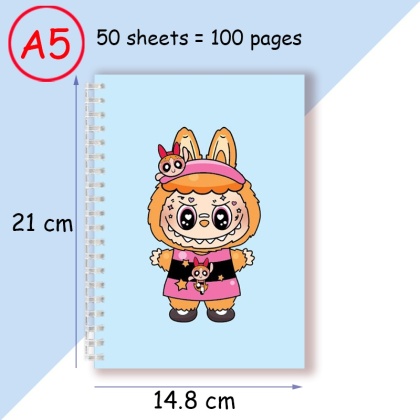 Notatnik spiralny A5, notes do pisania, uroczy zwierzak, designerski, modny, akcesoria odzieżowe, prezent na przyjęcie urodzinowe, artykuły papiernicze.