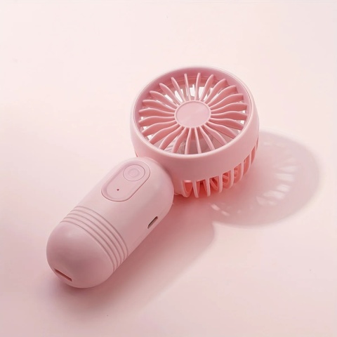 Mini przenośny wentylator ładowany przez USB z lekkim ręcznym wentylatorem akumulatorowym - idealny do wentylatora biurowego, na zewnątrz, podróży i na kempingu