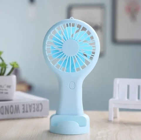 Nowy ręczny wentylator z ładowaniem Mini USB - przenośny, kreatywny design do użytku domowego, biurowego i na zewnątrz