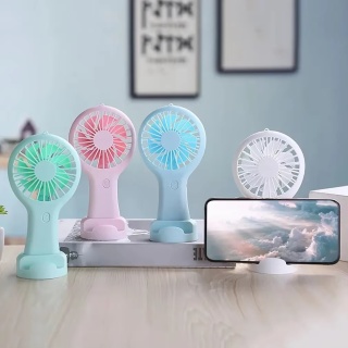 Nowy ręczny wentylator z ładowaniem Mini USB - przenośny, kreatywny design do użytku domowego, biurowego i na zewnątrz