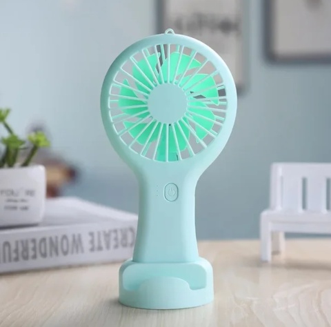 Nowy ręczny wentylator z ładowaniem Mini USB - przenośny, kreatywny design do użytku domowego, biurowego i na zewnątrz