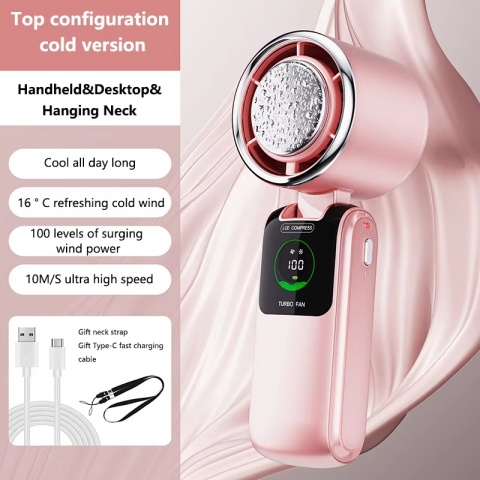 Wentylator ręczny Turbo Cooling 350000 RPM Mini USB Akumulatorowy Składany Wentylator 5 Prędkości Przenośny na Zewnątrz Podróże Biuro Kemping Wentylator ręczny Turbo Cooling 350000 RPM Mini USB Akumulatorowy Składany Wentylator 5 Prędkości Przenośny na Zewnątrz Podróże Biuro Kemping