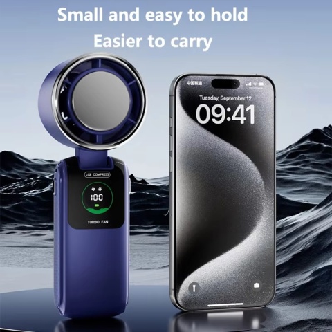Wentylator ręczny Turbo Cooling 350000 RPM Mini USB Akumulatorowy Składany Wentylator 5 Prędkości Przenośny na Zewnątrz Podróże Biuro Kemping Wentylator ręczny Turbo Cooling 350000 RPM Mini USB Akumulatorowy Składany Wentylator 5 Prędkości Przenośny na Zewnątrz Podróże Biuro Kemping